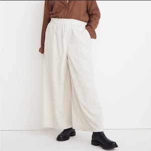 Madewell Pull-on Corduroy Wide Leg Pants